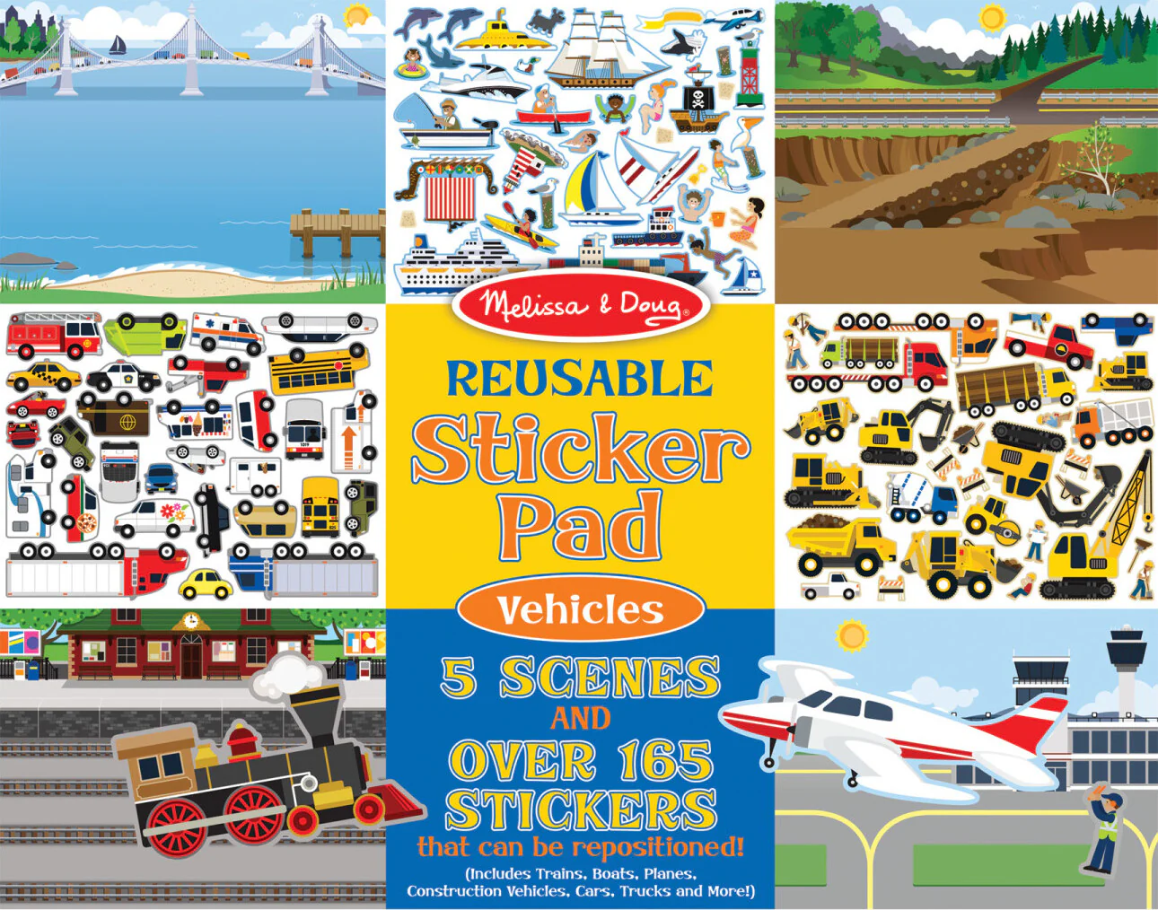 Reusable Sticker Pad - Vehicles - Image 5