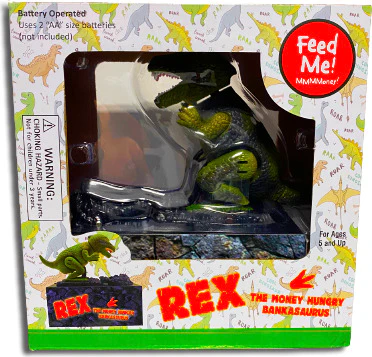 REX -the money hungry bankasaurus Dino Bank - Image 2