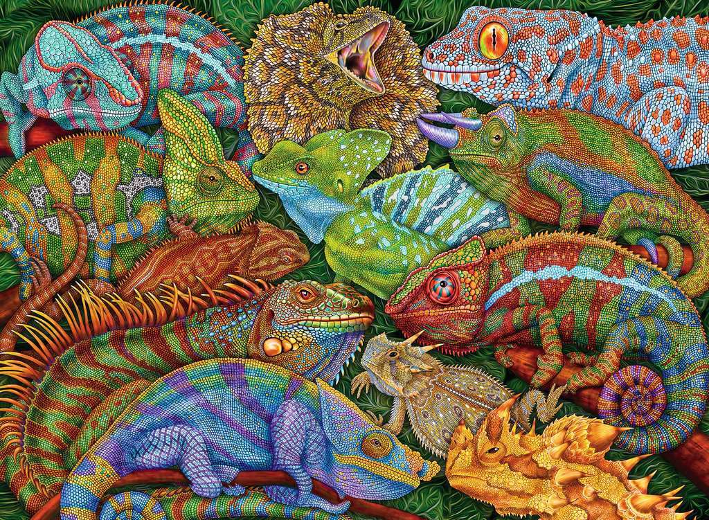 Riveting Reptiles 300 Pc Puzzle - Image 2