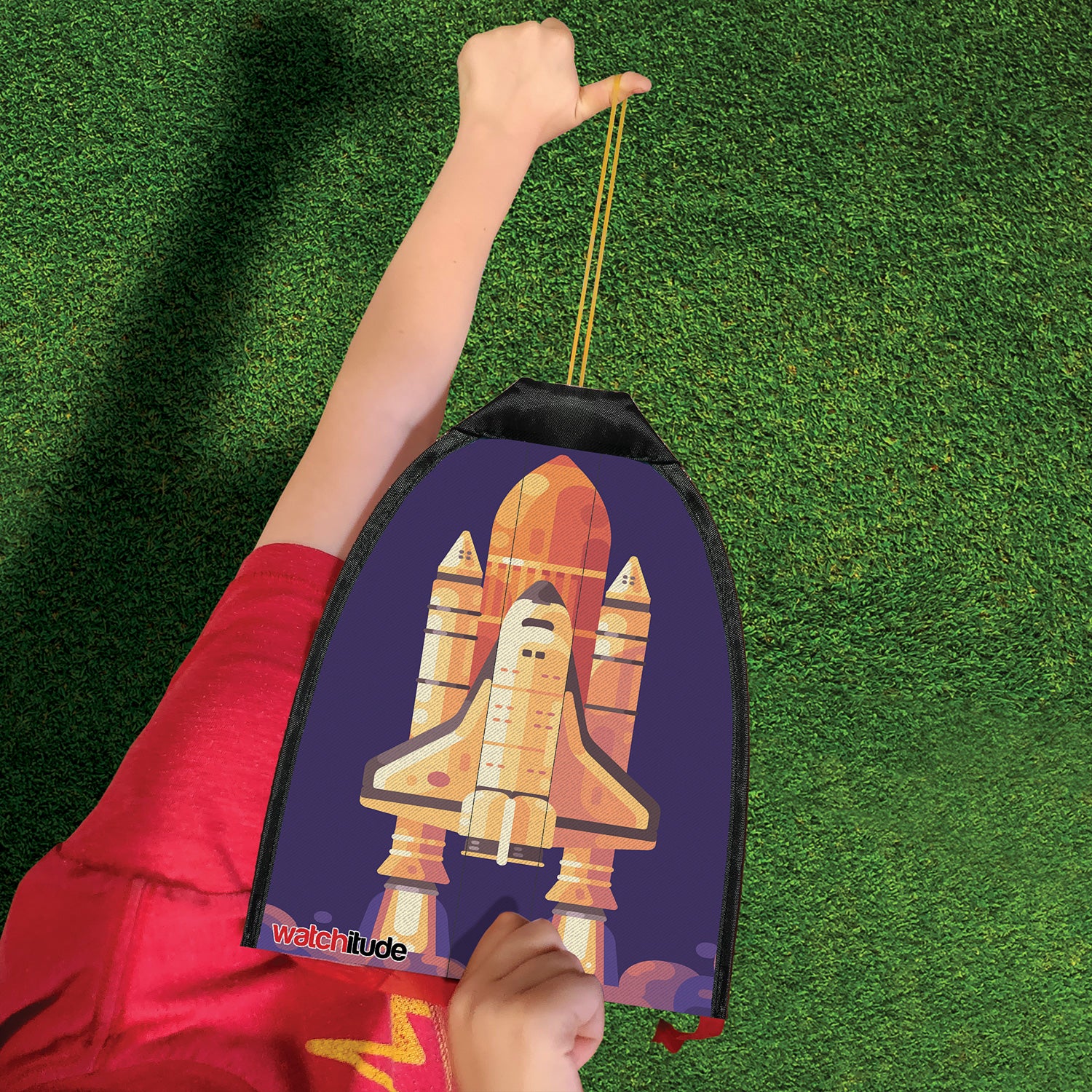 Rubber Band Rocket Kite - 2 pk - Image 4