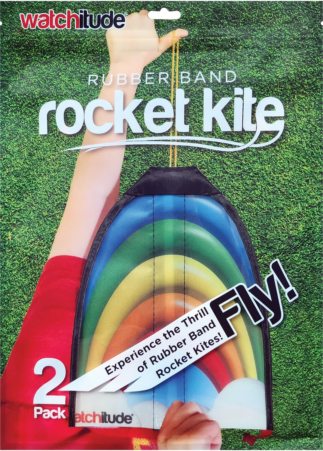 Rubber Band Rocket Kite - 2 pk - Image 5