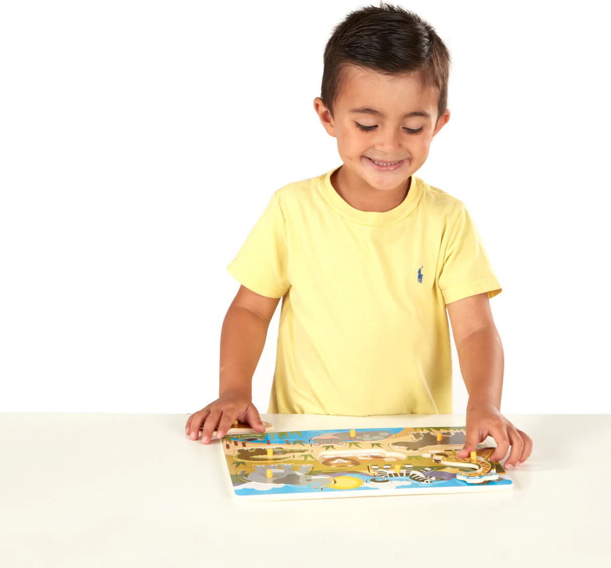 Safari Peg Puzzle - 7 Pieces - Image 5