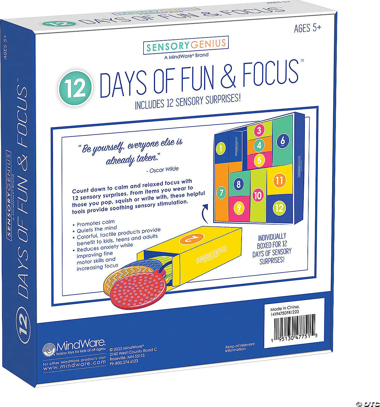 Sensory Genius 12 Days of Fun and Focus Fidget Toy Set - Image 2
