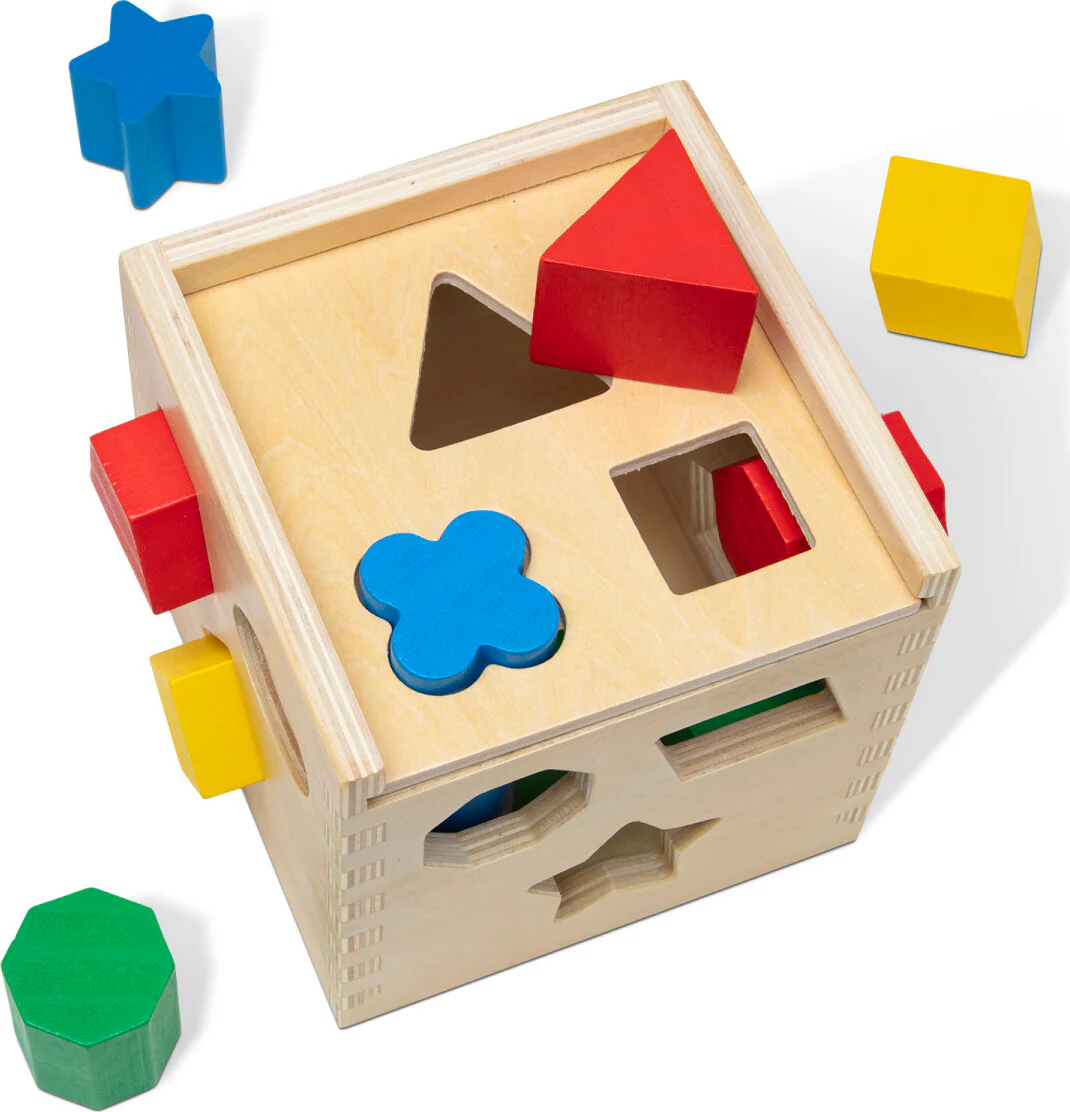 Shape Sorting Cube Classic Toy - Image 4