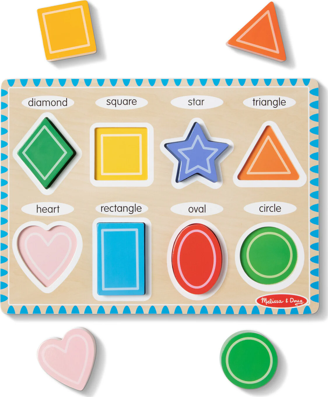 Shapes Chunky Puzzle - 8 Pieces - Image 2