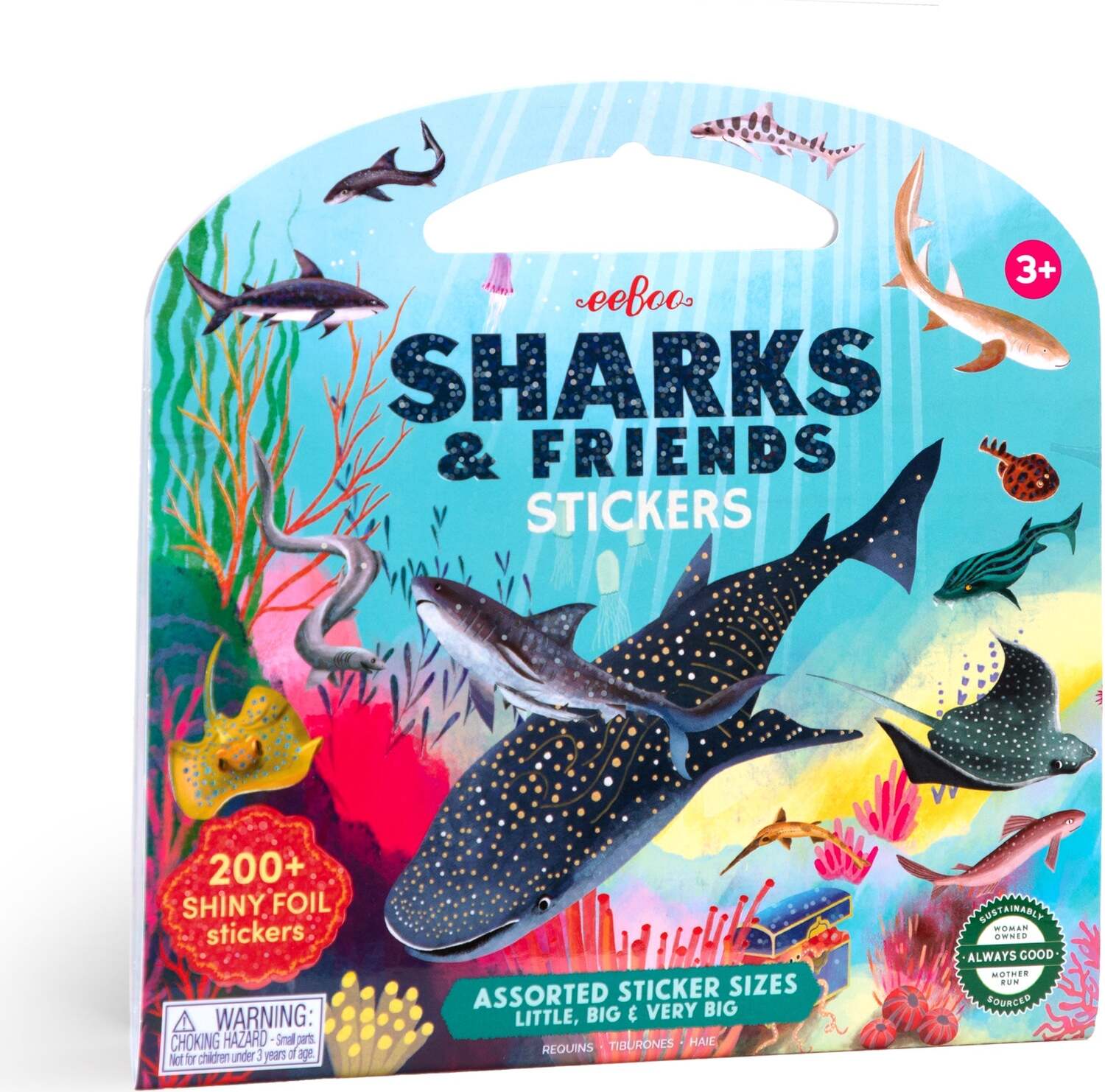 Sharks Friends Shiny Stickers