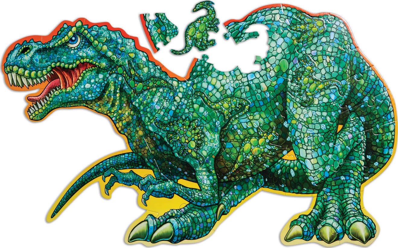 Shiny Dinosaur Floor Puzzle - Image 2