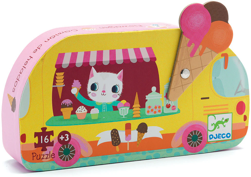Silhouette Puzzles Ice Cream Truck - 16pcs - Image 2