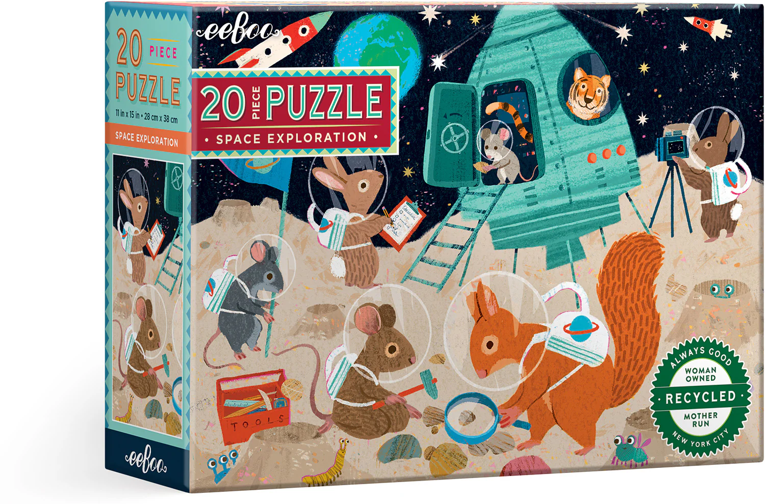 Space Exploration 20 Piece Puzzle - Image 2