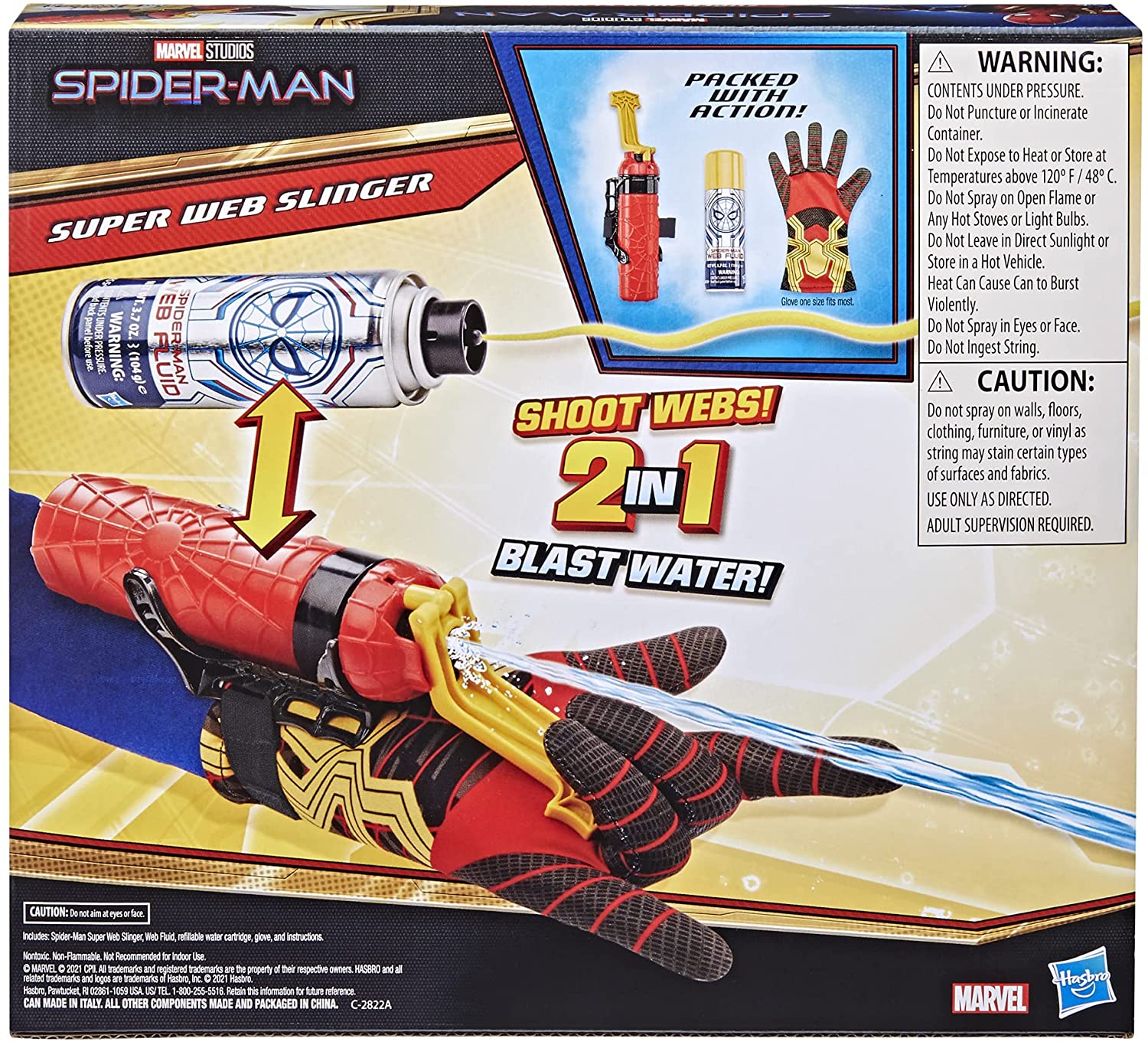 Spider-Man Hasbro Marvel Super Web Slinger Role-Play Toy - Image 3