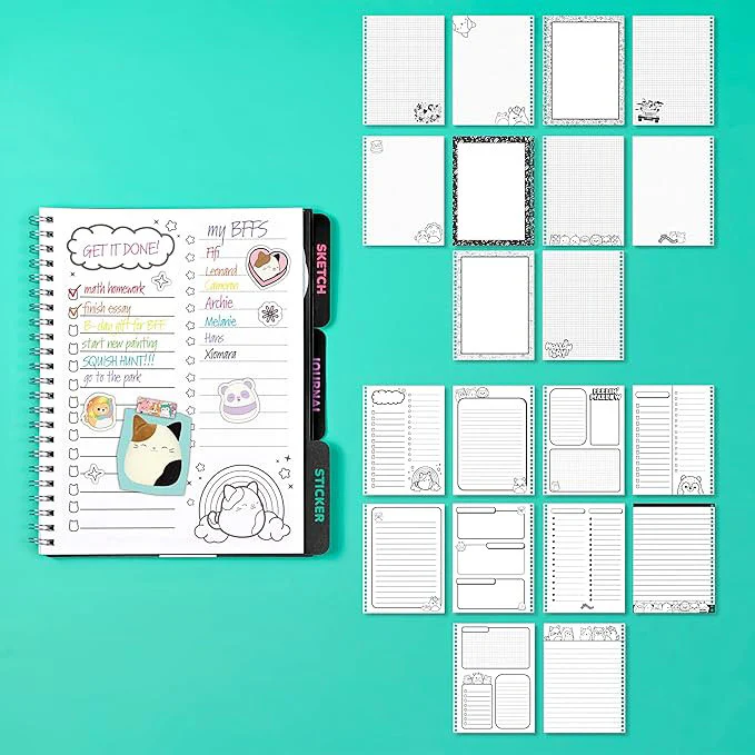 Fashion Angels Squishmallows Graphic Journaling Set - Image 3