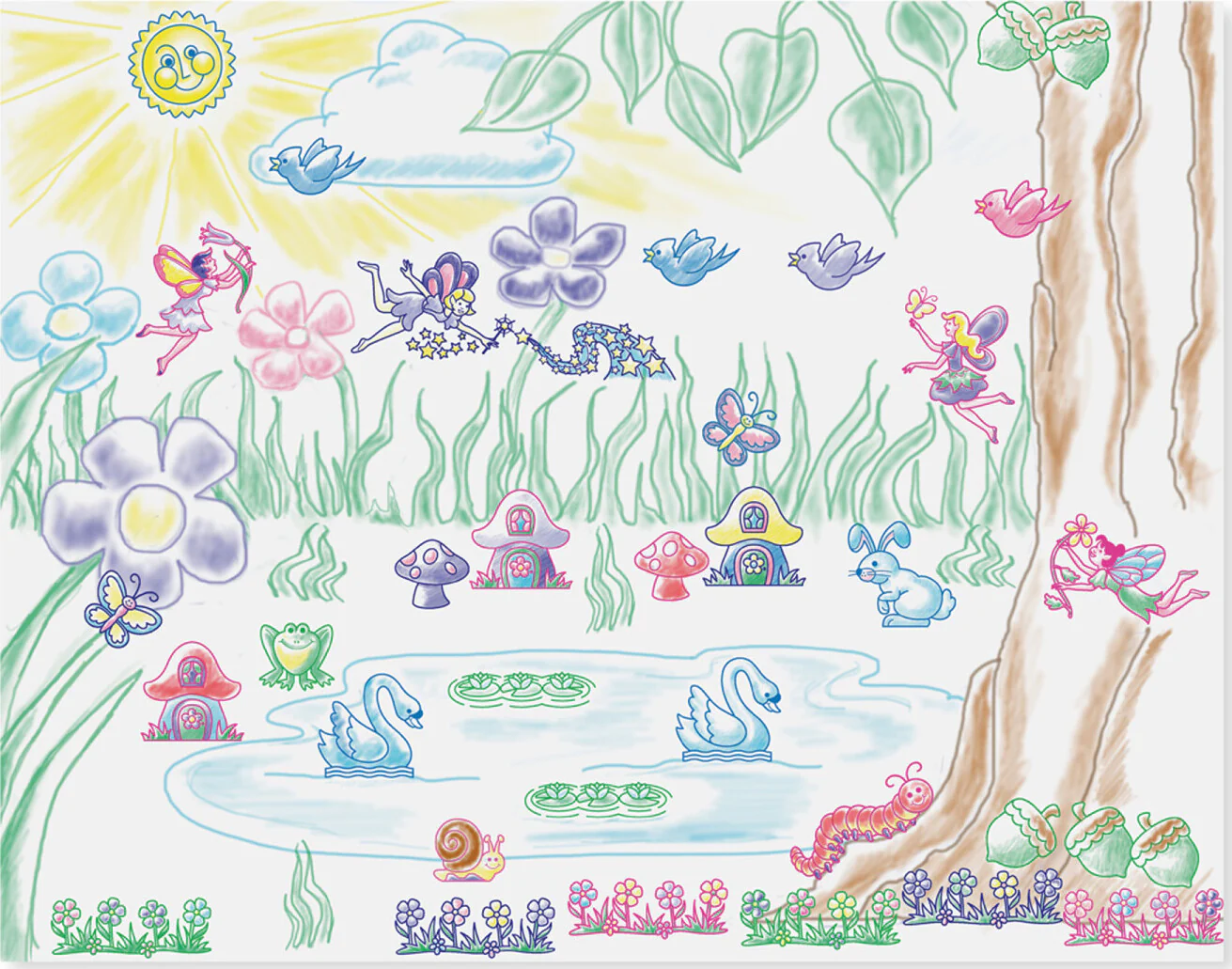 Stamp-a-Scene Fairy Garden - Image 3