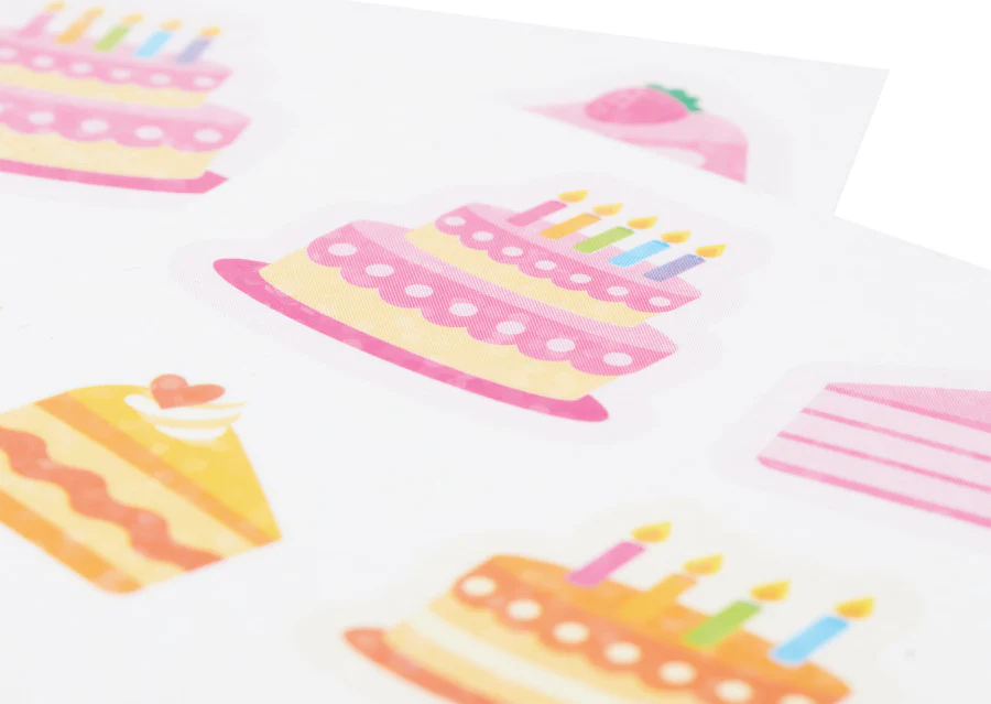 Stickiville Birthday Cakes Stickers - Holographic - Image 2