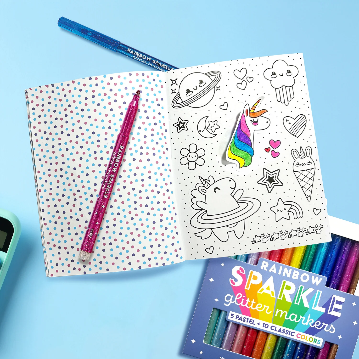 Stickiville Color-In' Sticker Book: Cute-A-Licious Doodles - Image 3