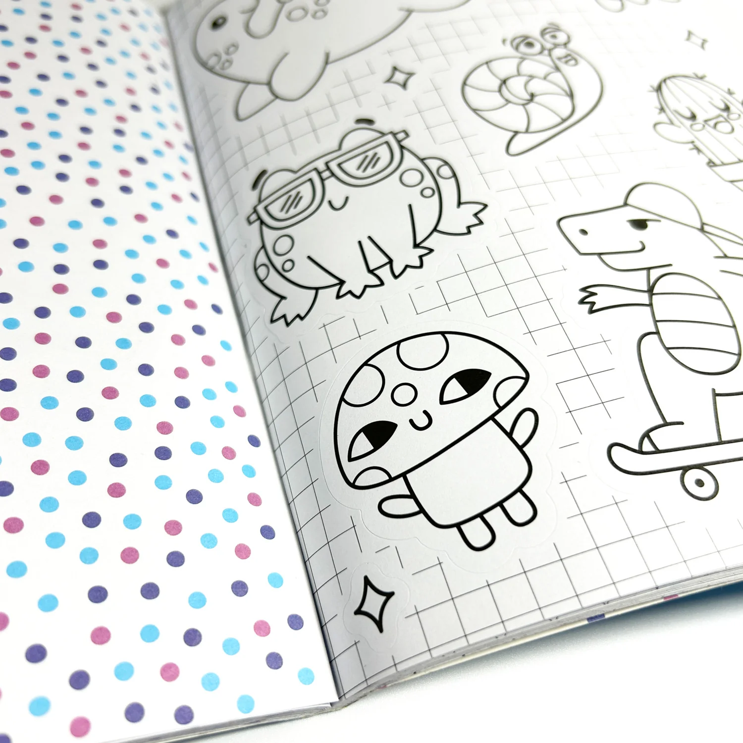 Stickiville Color-In' Sticker Book: Cute-A-Licious Doodles - Image 4