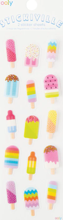 Stickiville Ice Pops Stickers