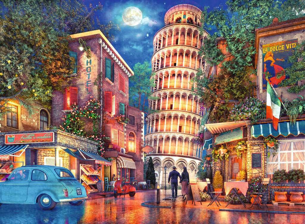 Streets of Pisa 500 Pc Puzzle - Image 2