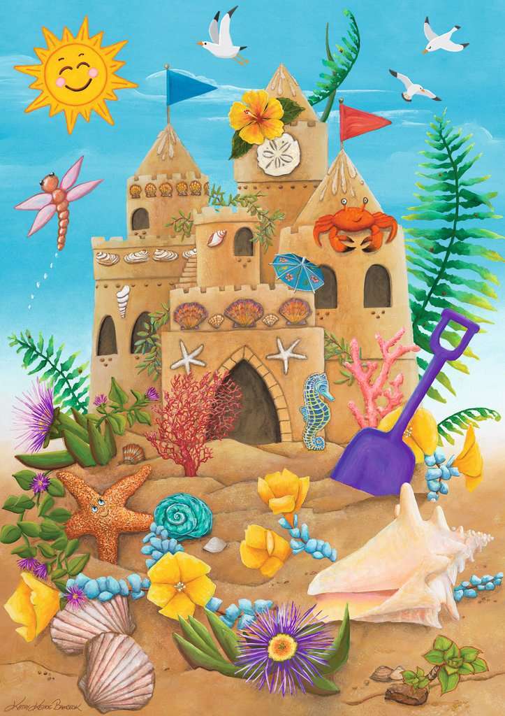 Sunshine Sandcastle 35 Piece Puzzle - Image 2