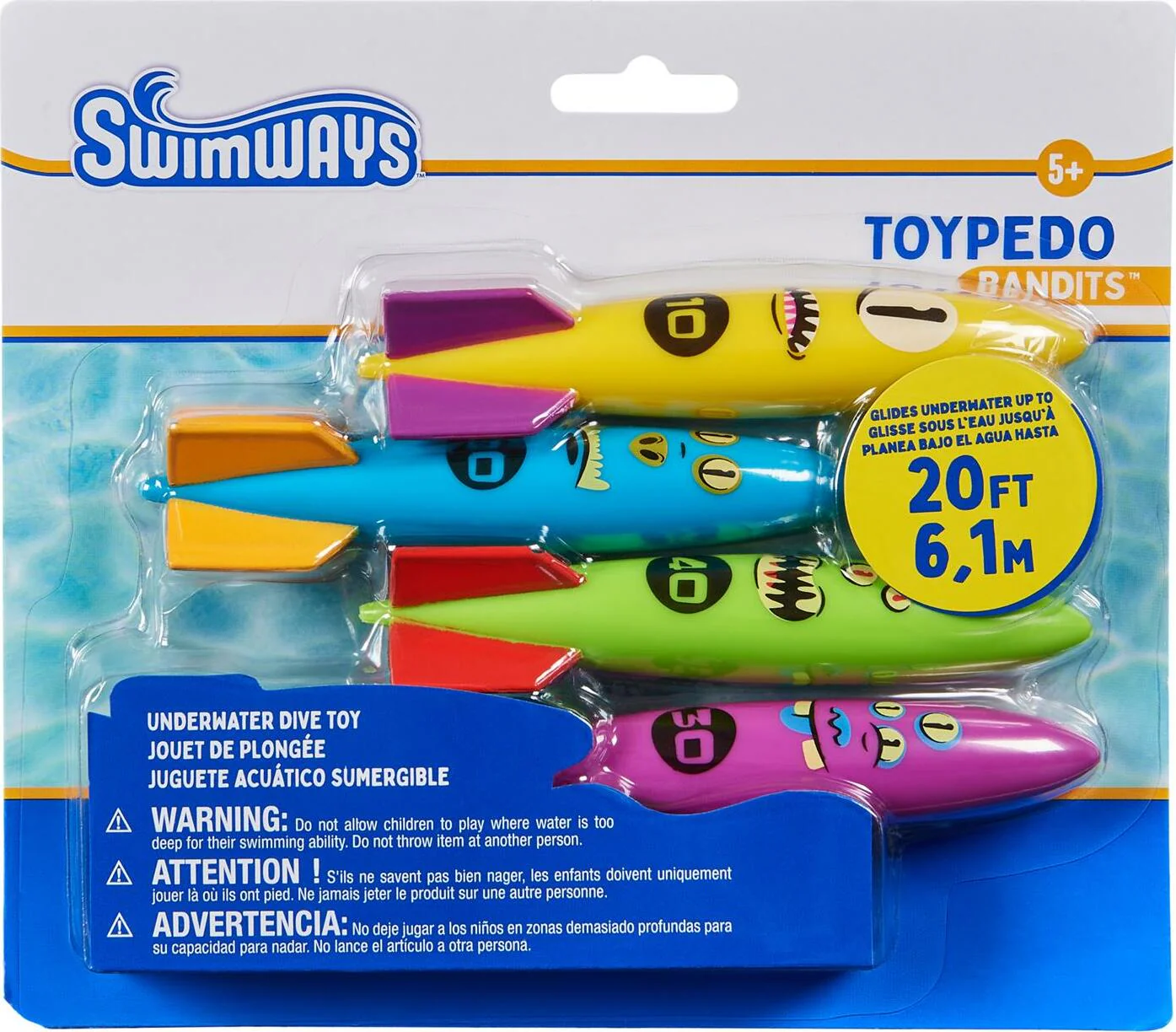 Swimways Toypedo Bandits Pool Diving Toys - Image 4