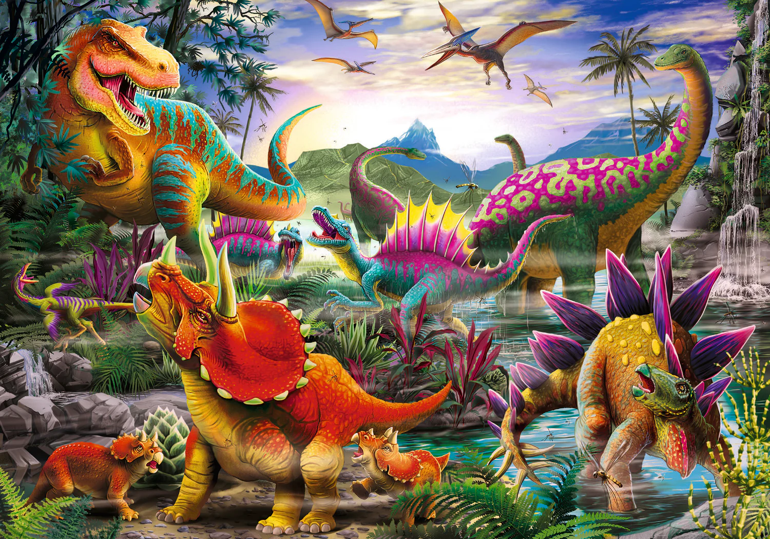 35 Pc T-Rex Terror Puzzle - Image 2