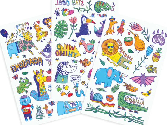 Tattoo-palooza Temporary Tattoos Party Animal