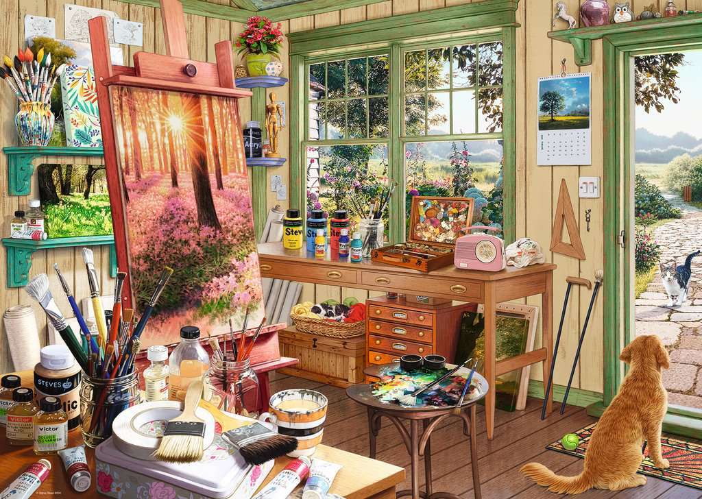 The Artist's Shed 1000 Pc Puzzle - Image 2