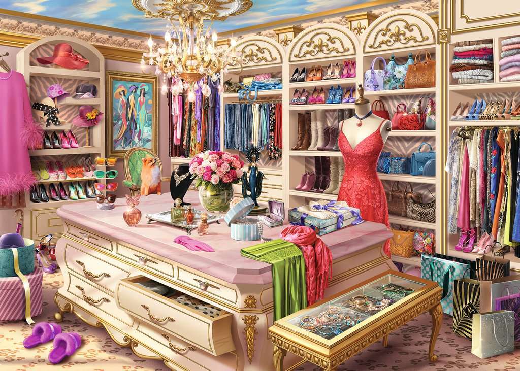 The Coveted Closet 1000 Pc Puzzle - Image 2
