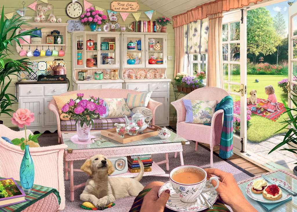 The Tea Shed (1000 Piece Puzzle) - Image 2