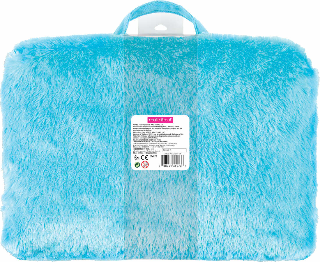 Tie Dye Faux Fur Lap Desk - Image 2