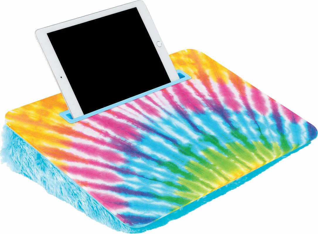 Tie Dye Faux Fur Lap Desk - Image 4