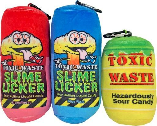 Toxic Waste® Slime Licker® 5 Inch Plush Keychain (assorted) - Image 2