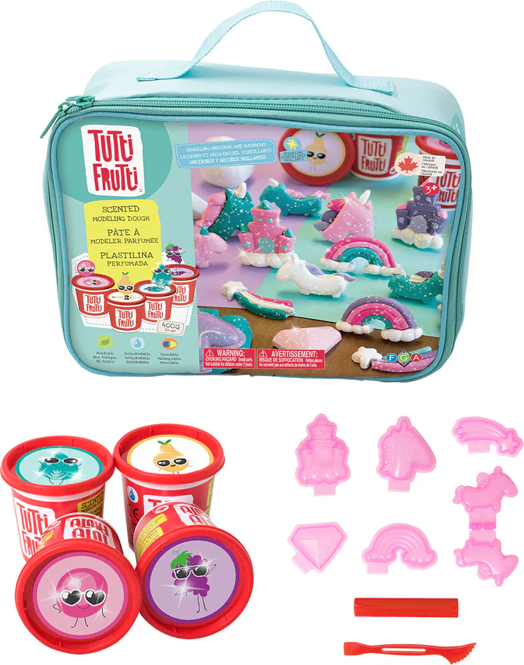 Tutti Frutti Dough Kit - Sparkling Unicorns &amp; Rainbows Lunchbag