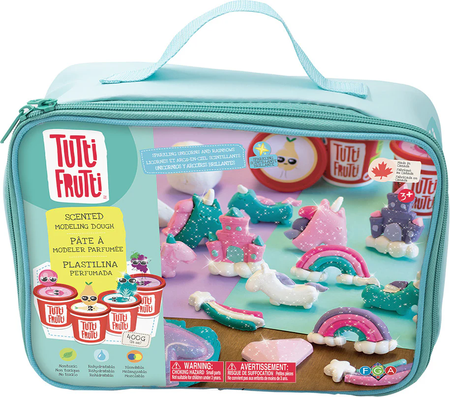 Tutti Frutti Dough Kit - Sparkling Unicorns &amp; Rainbows Lunchbag - Image 3