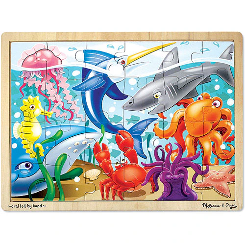 Under the Sea Wooden Jigsaw Puzzle - 24 Pieces