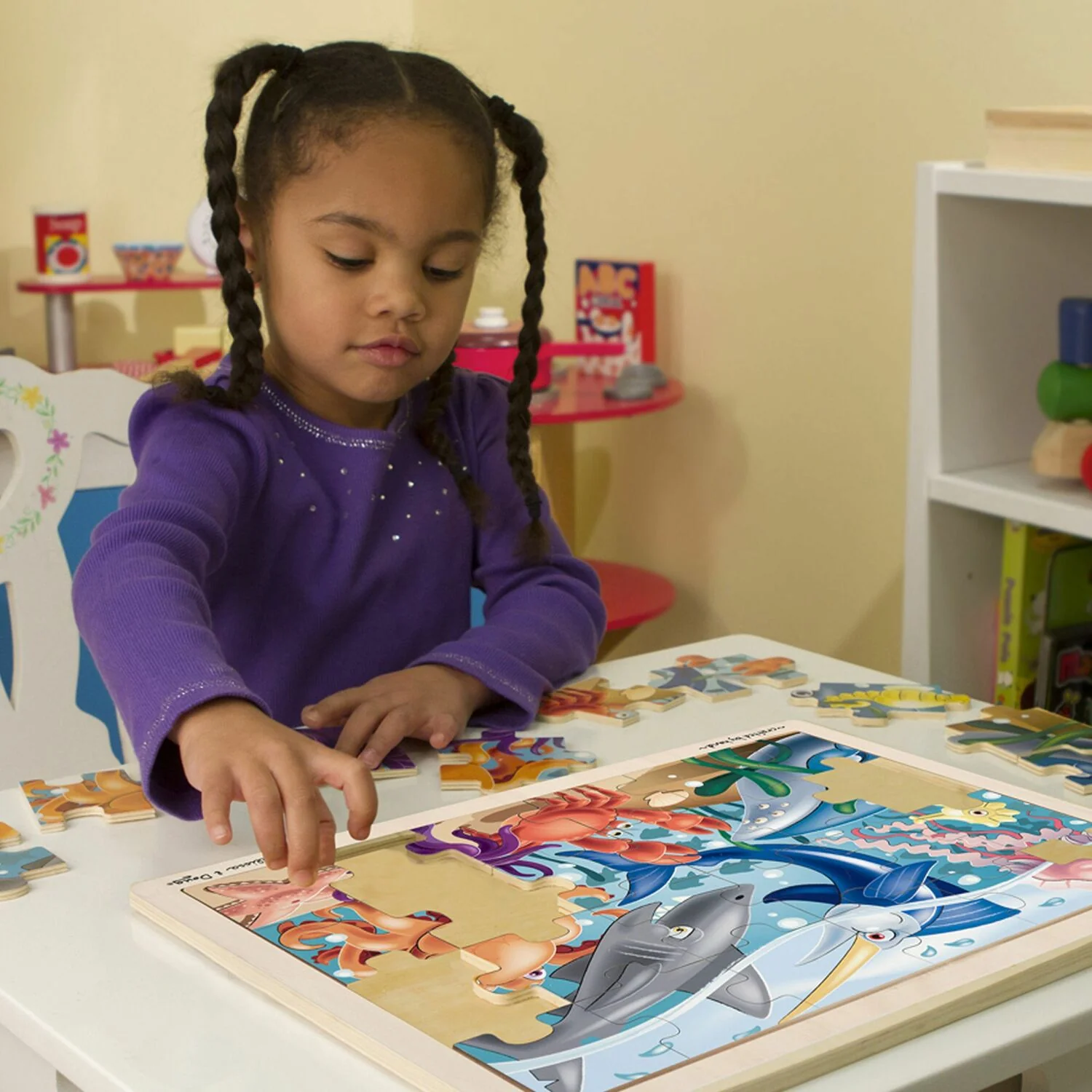 Under the Sea Wooden Jigsaw Puzzle - 24 Pieces - Image 2
