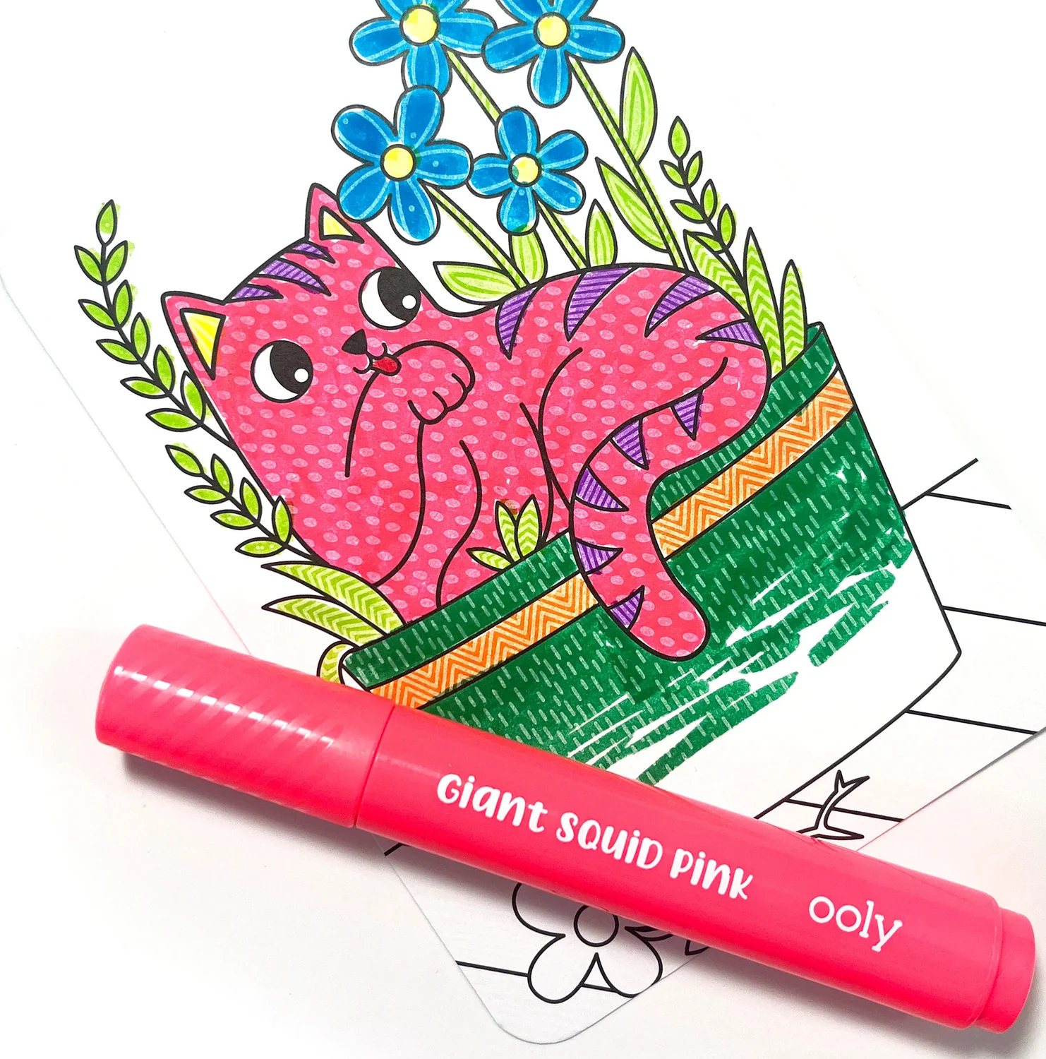 Undercover Art Hidden Pattern Coloring Activity Art Cards - Smitten Kittens - Image 4