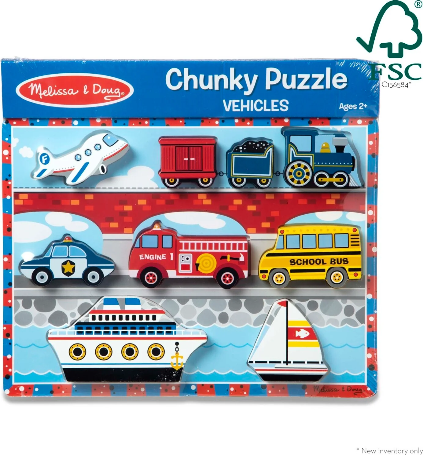 Vehicles Chunky Puzzle - 9 Pieces - Image 2