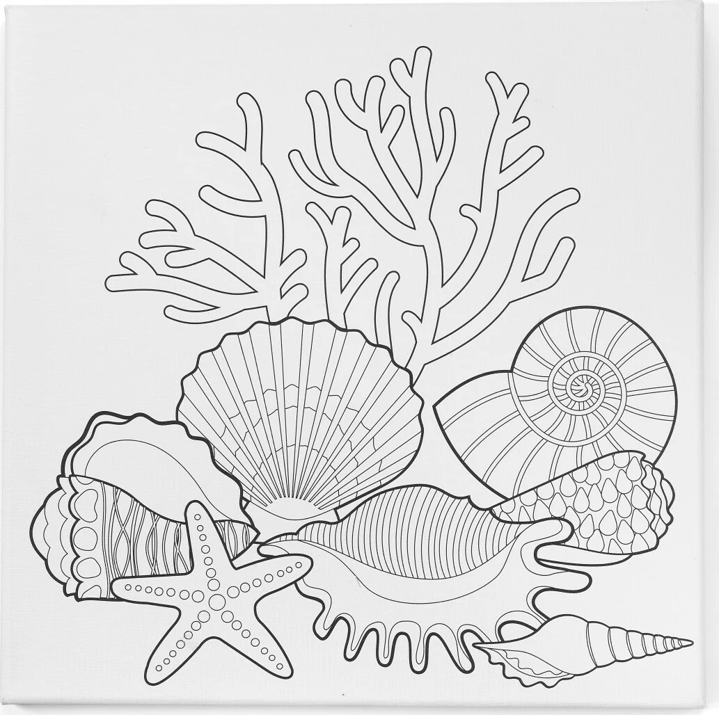 Watercolor Paint by Number Coastal - Image 3