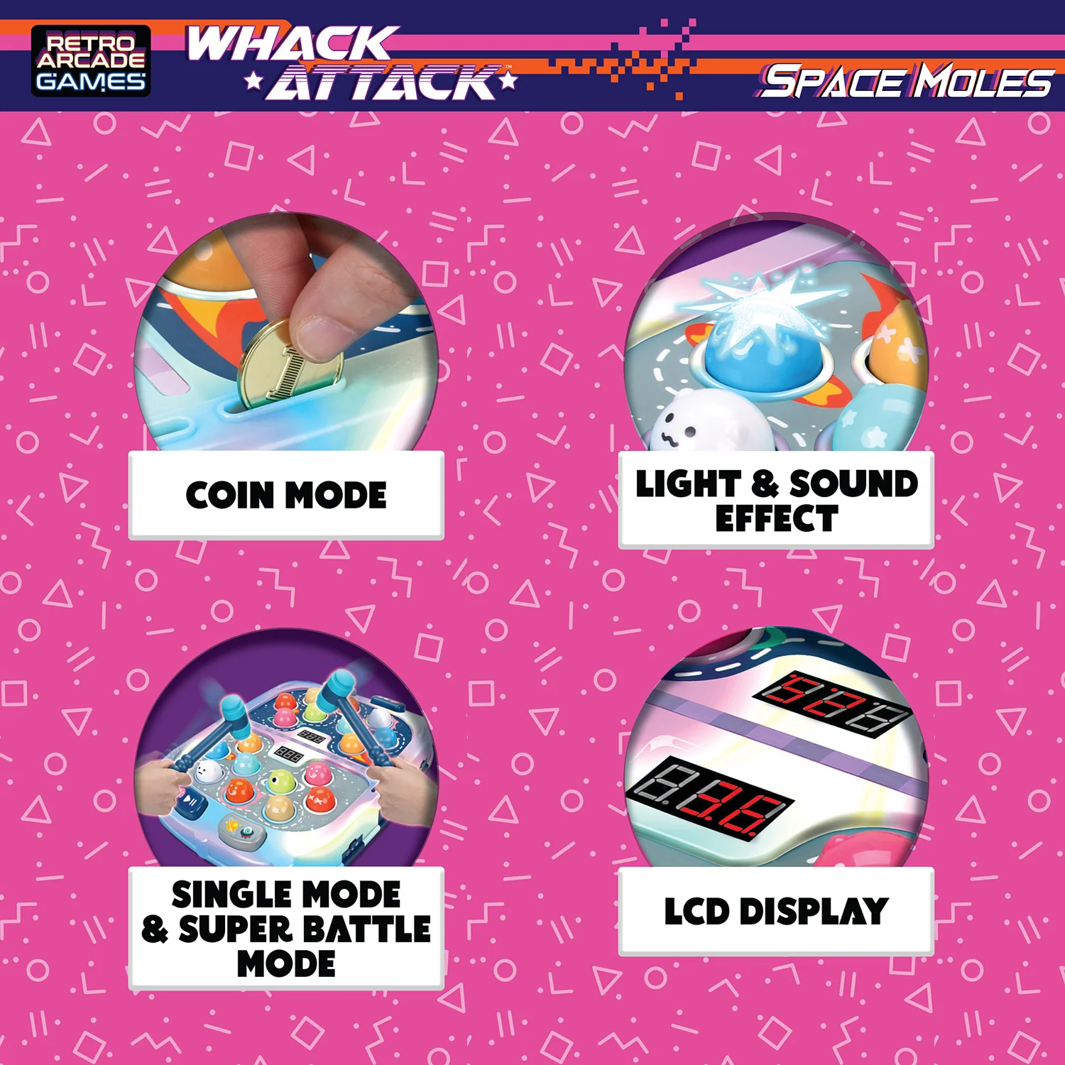 Whack Attack Space Moles Game - Image 3