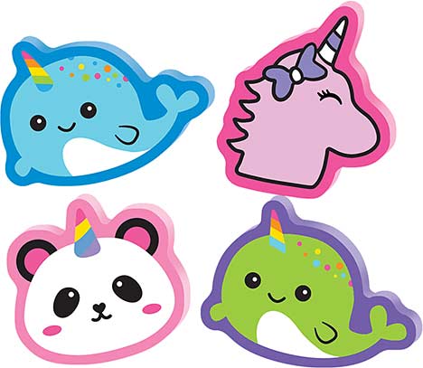Whimsical Mini Erasers - Image 2