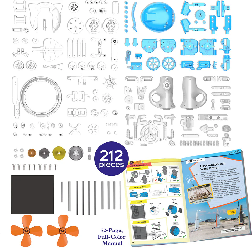 WindBots: 6-in-1 Wind-Powered Machine Kit - Image 3