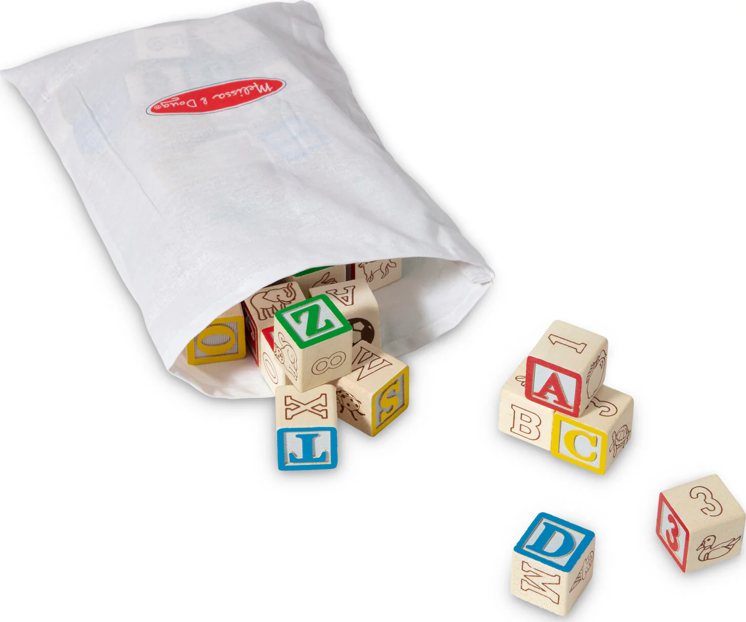 Wooden ABC/123 Blocks - Image 4