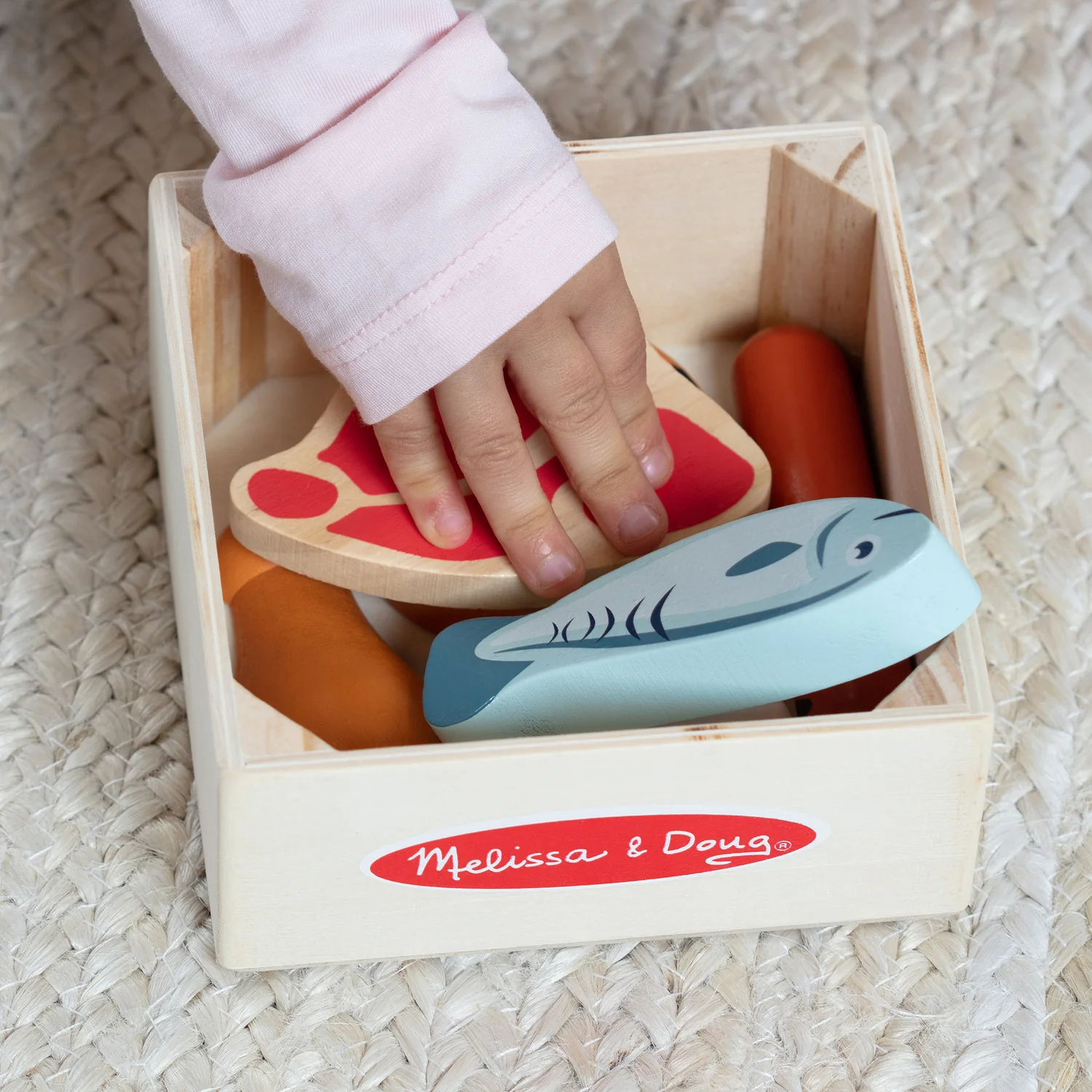 Wooden Food Groups Play Set - Protein - Image 2