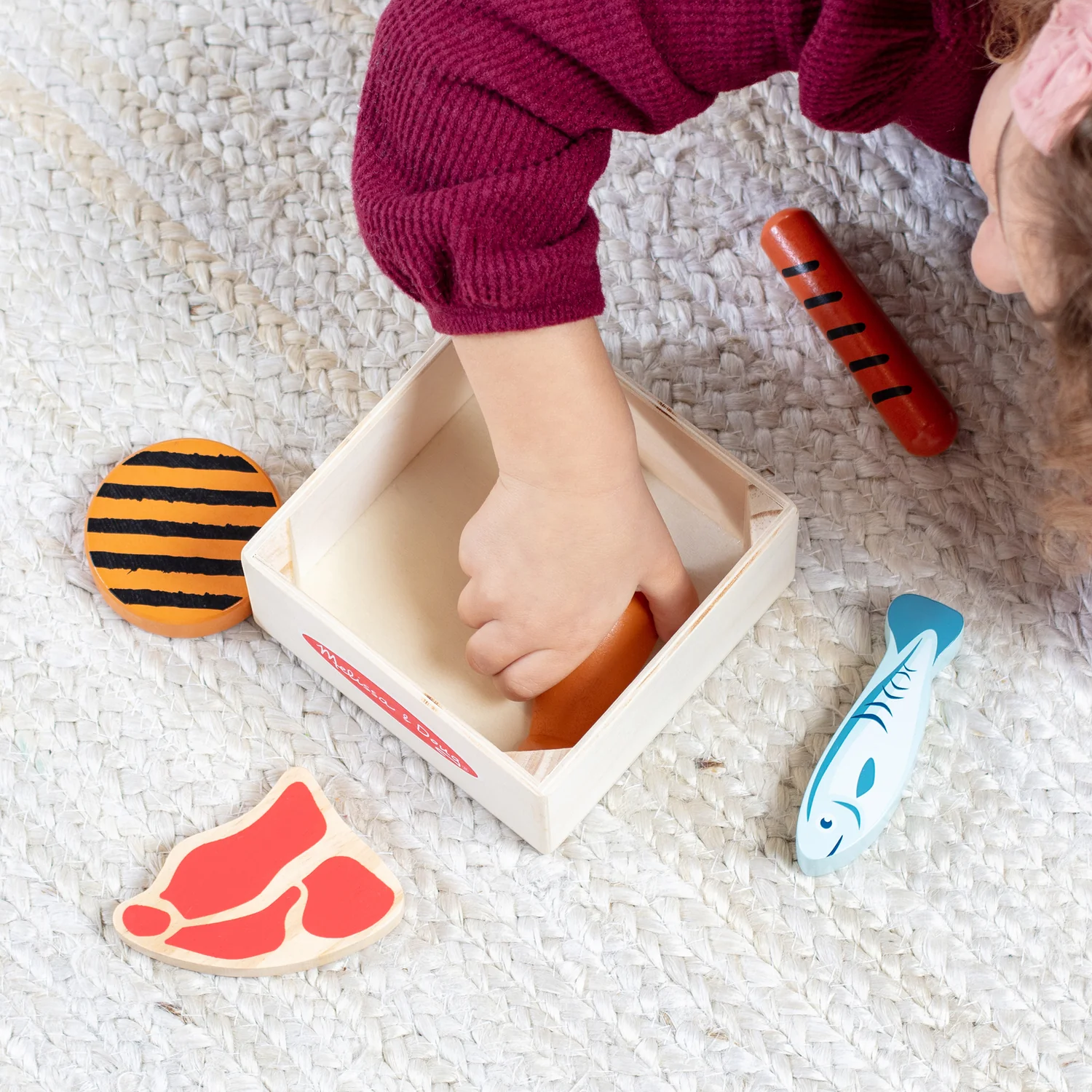 Wooden Food Groups Play Set - Protein - Image 3