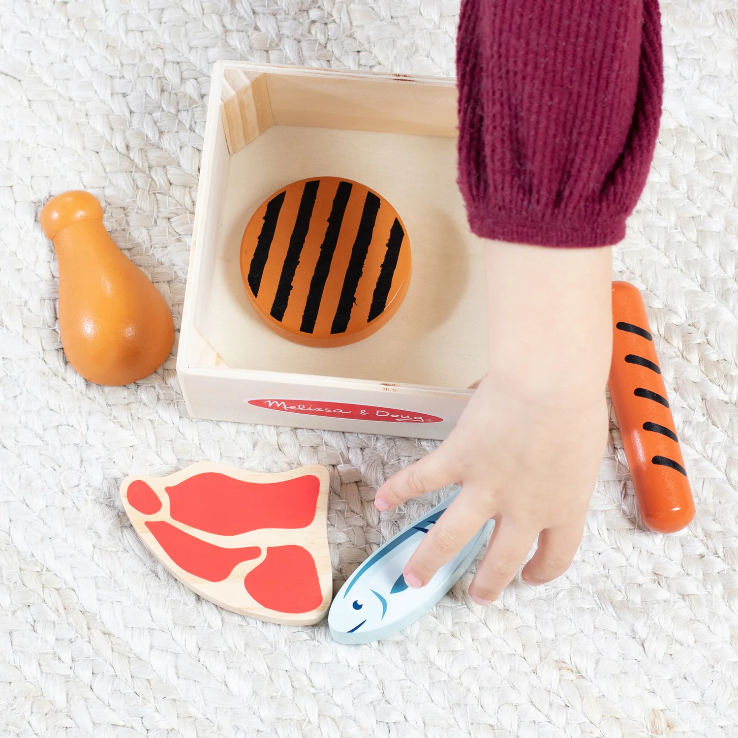 Wooden Food Groups Play Set - Protein - Image 5