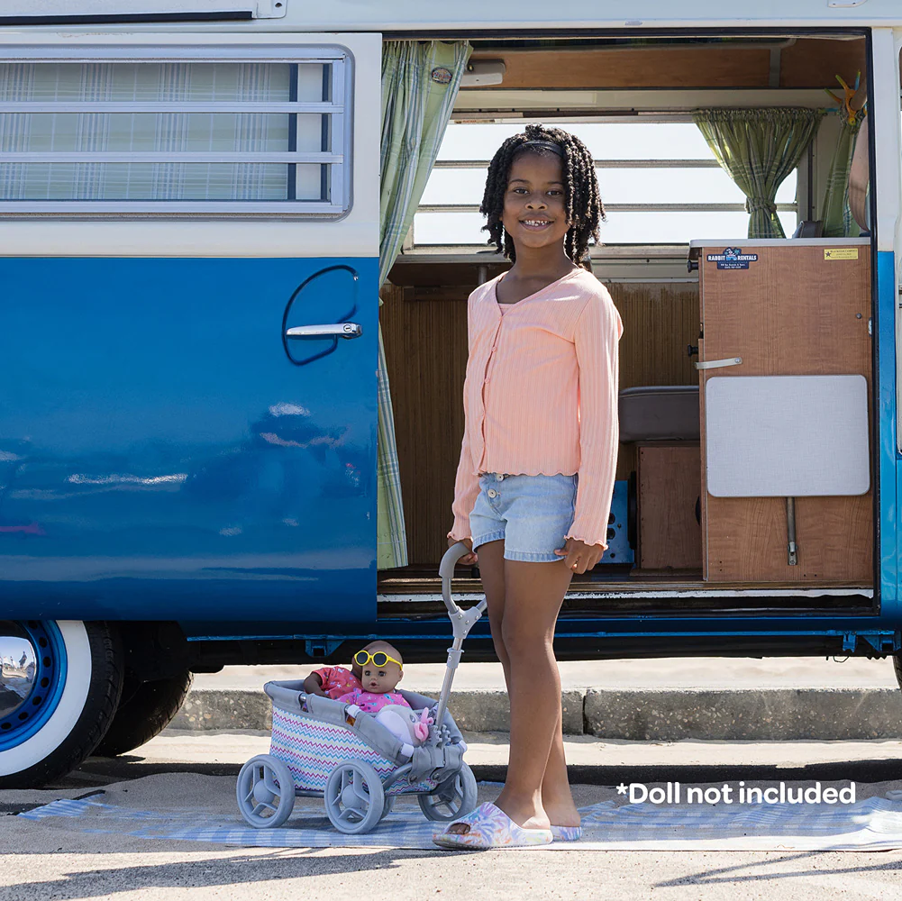 Zig Zag Rainbow Doll Wagon - Image 4